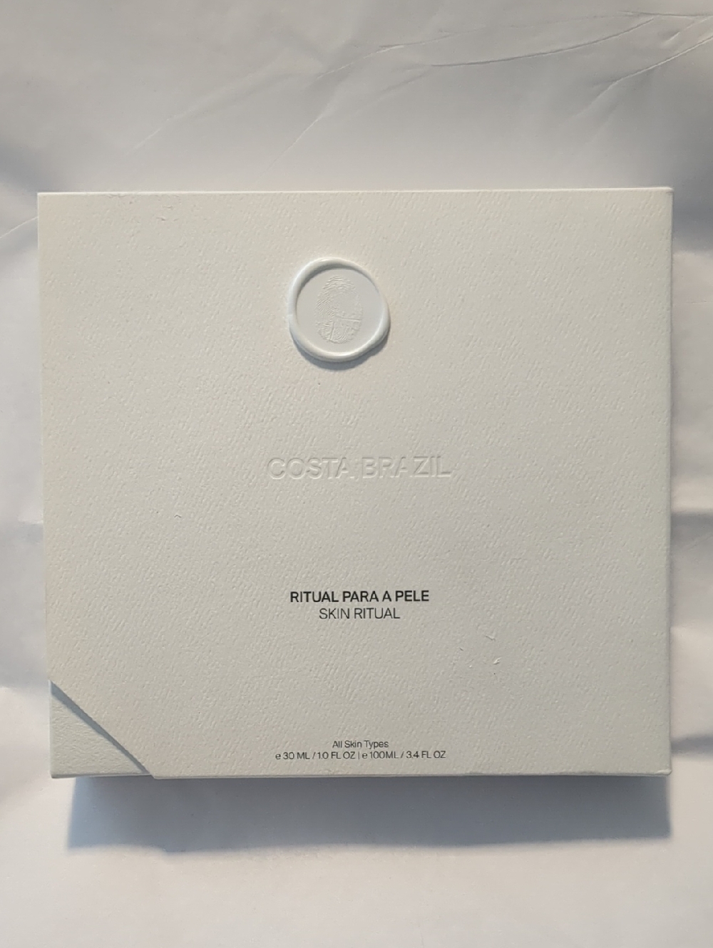 Costa Brazil Skin Ritual Serum & Face Oil Set — White